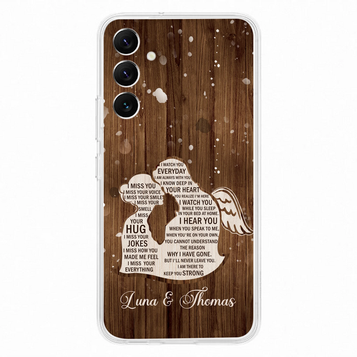 Custom Personalized I Miss Your Voice Memorial Phone Case - Memorial Gift Idea For Couple - Case For iPhone And Samsung