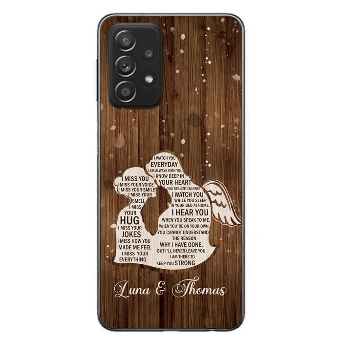 Custom Personalized I Miss Your Voice Memorial Phone Case - Memorial Gift Idea For Couple - Case For iPhone And Samsung