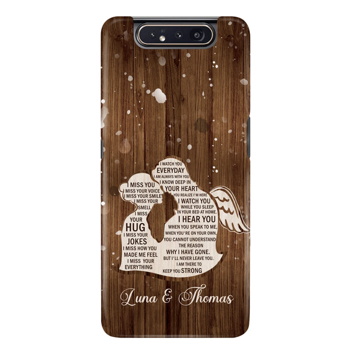 Custom Personalized I Miss Your Voice Memorial Phone Case - Memorial Gift Idea For Couple - Case For iPhone And Samsung