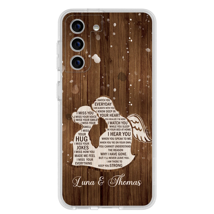 Custom Personalized I Miss Your Voice Memorial Phone Case - Memorial Gift Idea For Couple - Case For iPhone And Samsung