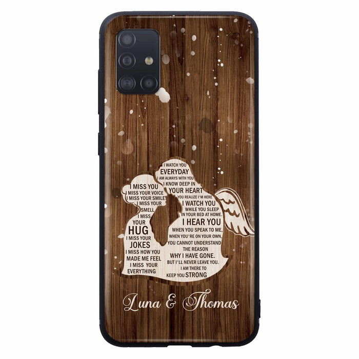 Custom Personalized I Miss Your Voice Memorial Phone Case - Memorial Gift Idea For Couple - Case For iPhone And Samsung