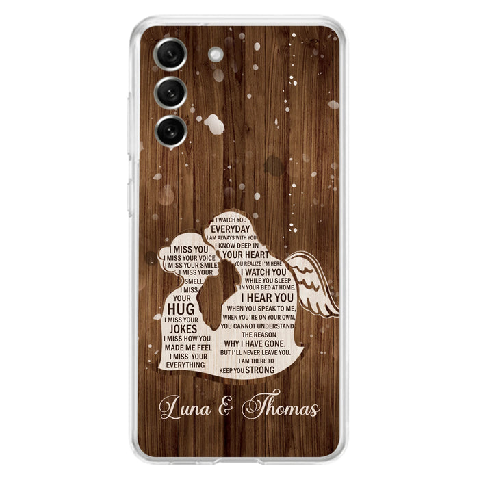 Custom Personalized I Miss Your Voice Memorial Phone Case - Memorial Gift Idea For Couple - Case For iPhone And Samsung