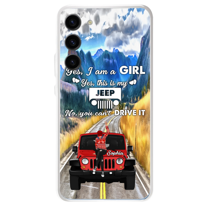 Custom Personalized Off - Road Girl Phone Case - Case For iPhone And Samsung