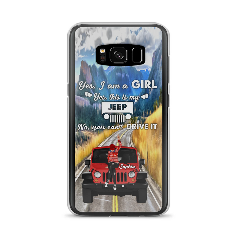 Custom Personalized Off - Road Girl Phone Case - Case For iPhone And Samsung