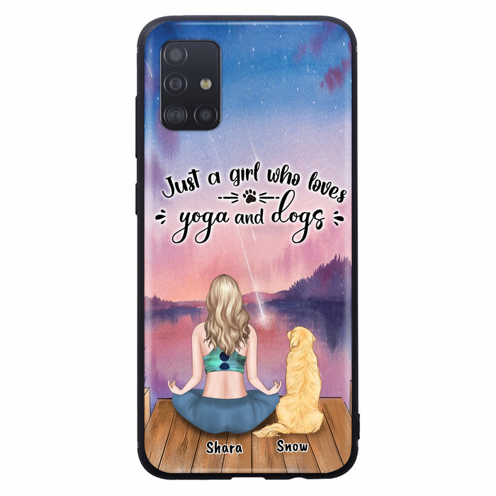 Custom Personalized Yoga Dog Mom Phone Case - Gift For Dog Lover - Case For iPhone And Samsung