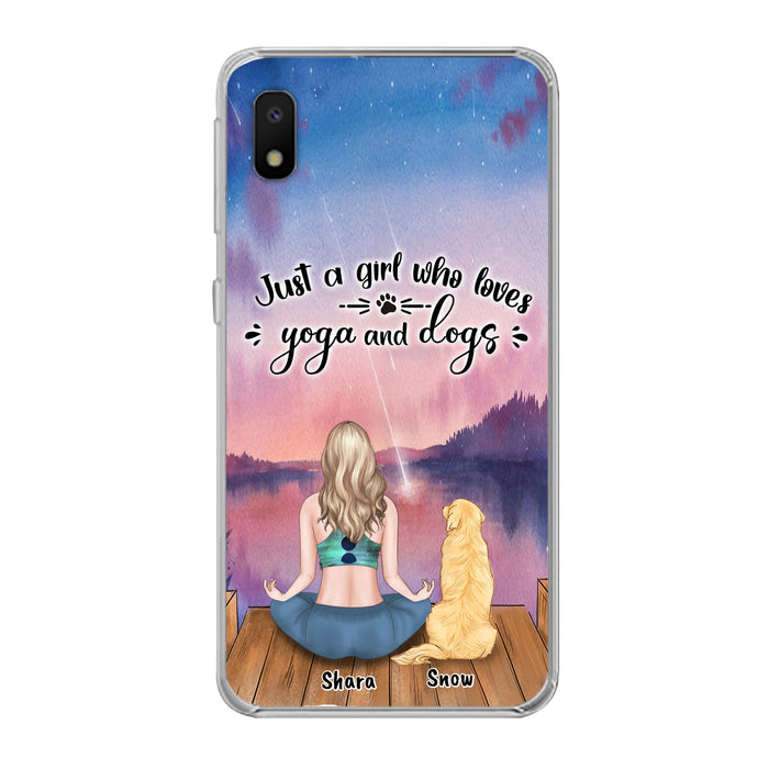 Custom Personalized Yoga Dog Mom Phone Case - Gift For Dog Lover - Case For iPhone And Samsung