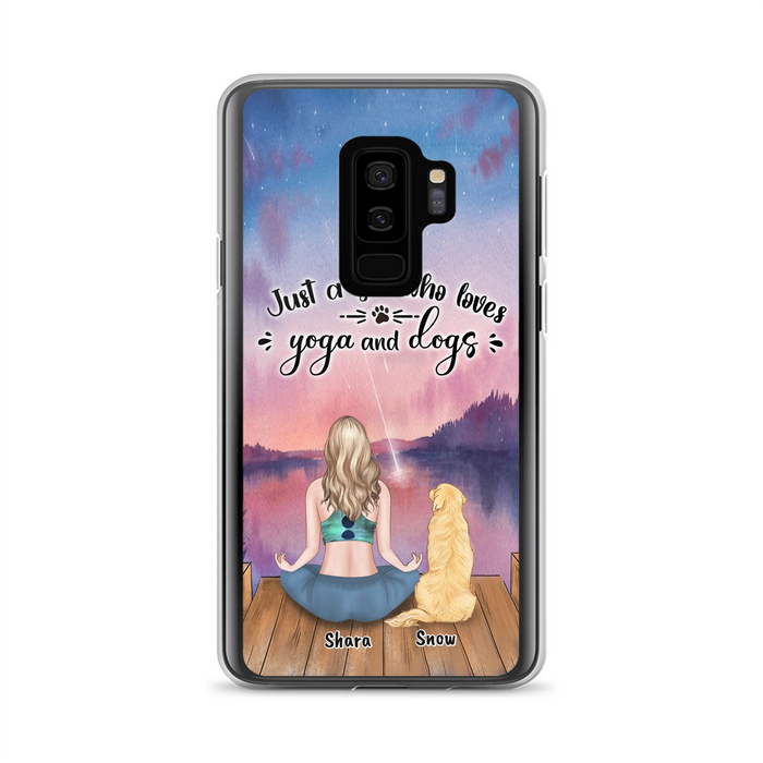 Custom Personalized Yoga Dog Mom Phone Case - Gift For Dog Lover - Case For iPhone And Samsung