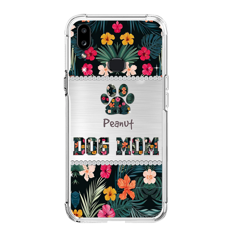 Personalized Custom Phone Case Dog Mom Met Pattern - Gifts Idea For Dog Lover - Dog Mom - Case For Iphone & Samsung