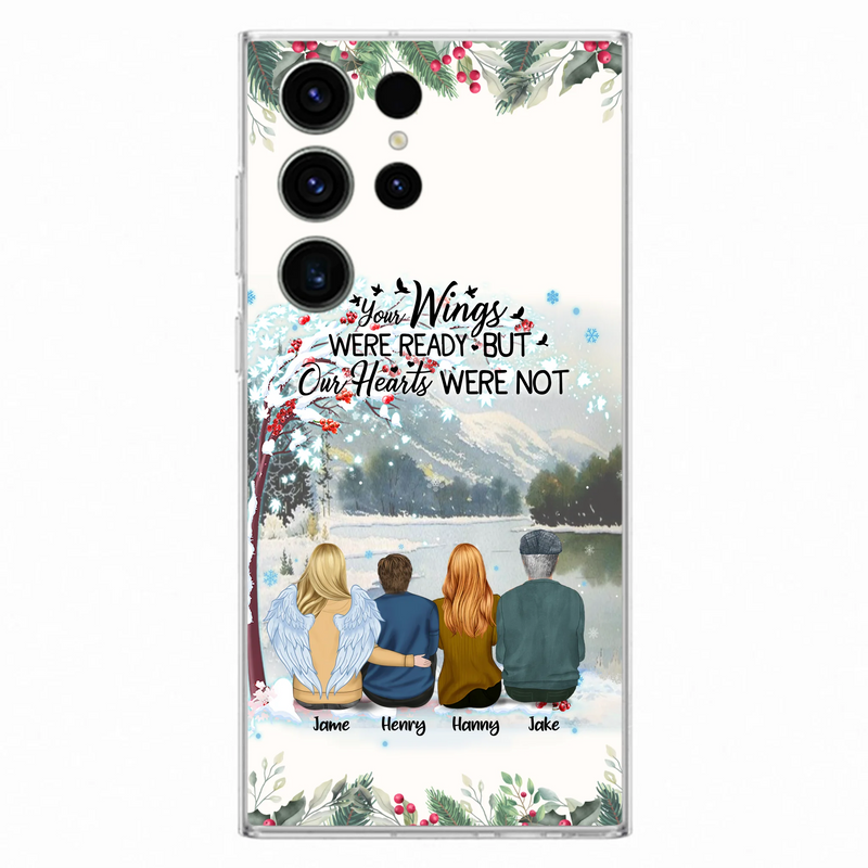 Custom Personalized Family Phone Case - Best Gift For Family - I Know Heaven Is A Beautiful Place Because They Have My Dad - Case For Iphone/Samsung