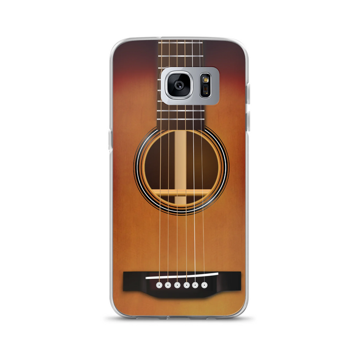 Custom Personalized Acoustic/Electric Guitar Phone Case - Best Gift For Guitarist - Case For iPhone And Samsung