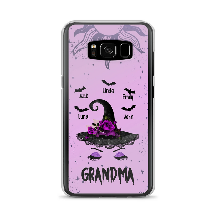 Personalized Grandma Witch Phone Case -
Upto 5 Kid's Name - Best Gift For Grandma- Grandma,Gigi,Nana,Mama,Gigi