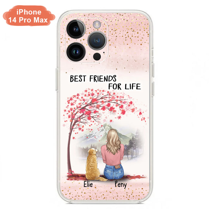 Personalized Pet Mom Phone Case - Mom With Upto 5 Pets - Best Friends For Life