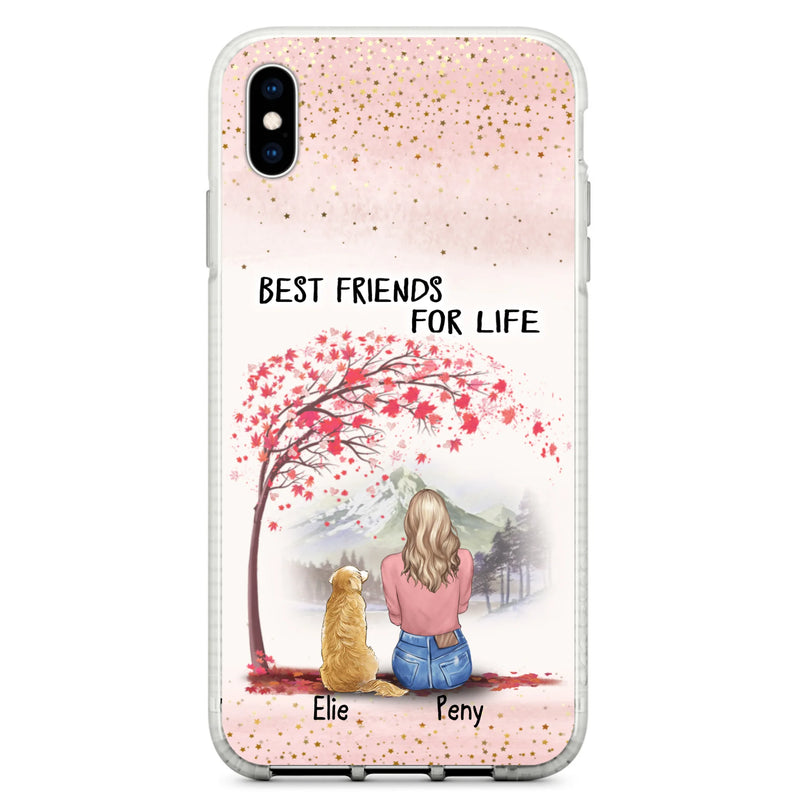 Personalized Pet Mom Phone Case - Mom With Upto 5 Pets - Best Friends For Life
