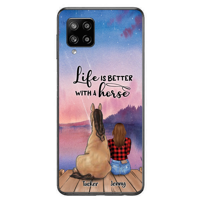 Personalized Horse/Dog Mom Phone Case - Upto 2 Horses and 3 Dogs - 9AGKN2