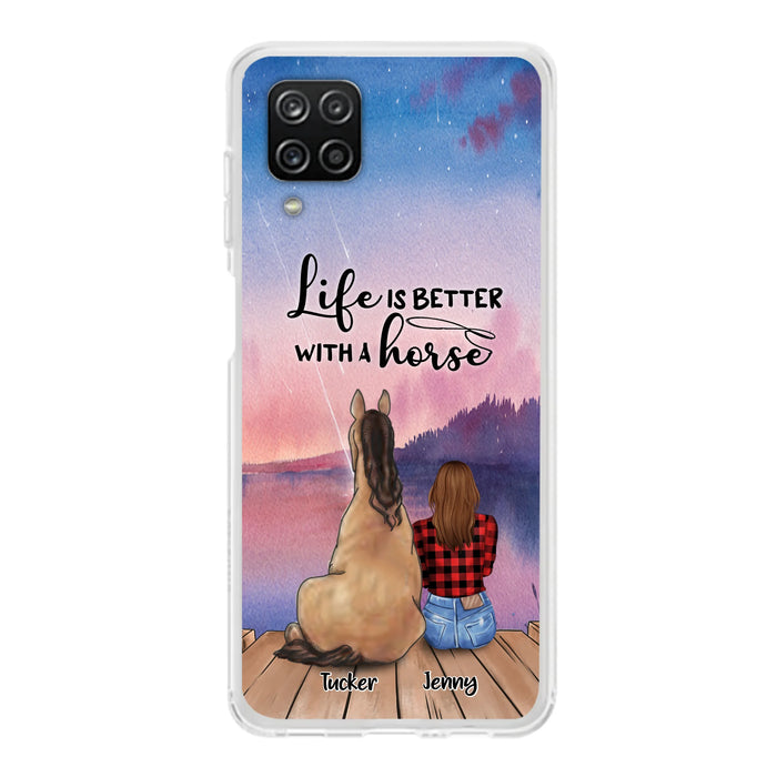 Personalized Horse/Dog Mom Phone Case - Upto 2 Horses and 3 Dogs - 9AGKN2