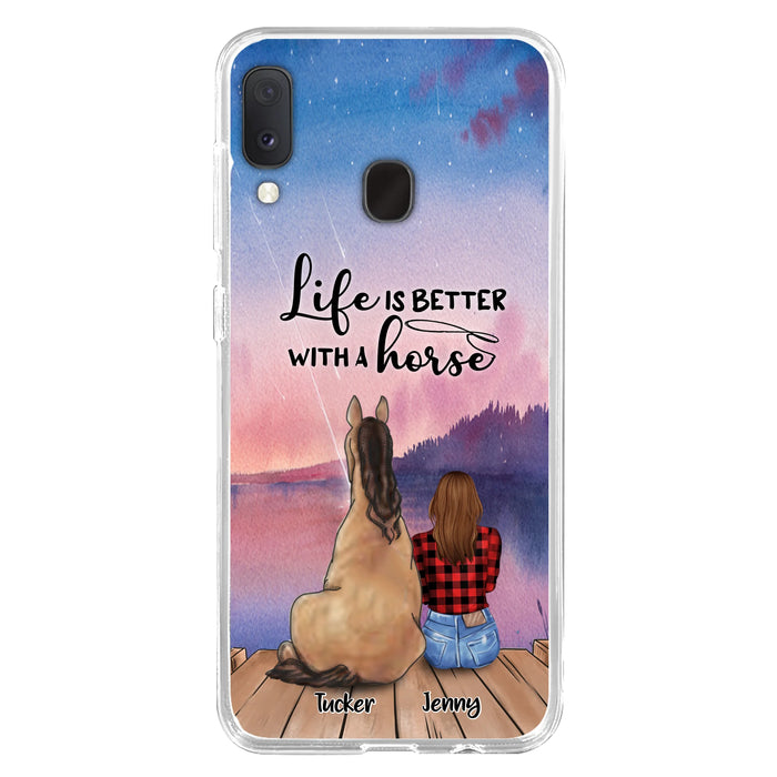 Personalized Horse/Dog Mom Phone Case - Upto 2 Horses and 3 Dogs - 9AGKN2