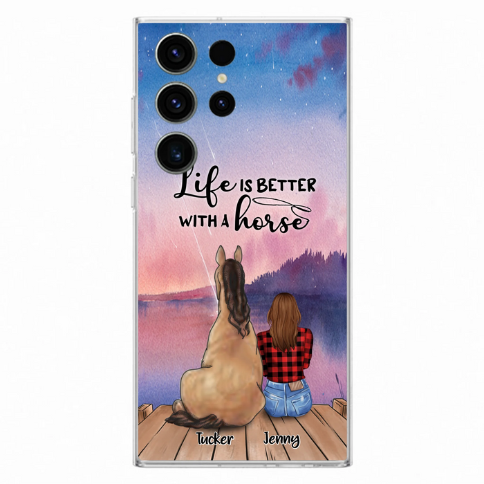 Personalized Horse/Dog Mom Phone Case - Upto 2 Horses and 3 Dogs - 9AGKN2