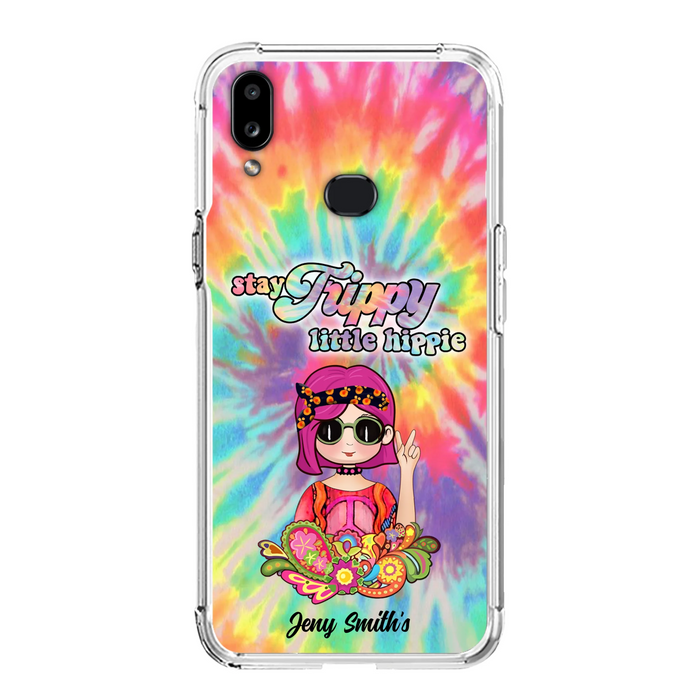 Personalized Hippie Phone Case - Stay Trippy Little Hippie - Case Phone For iPhone And Samsung