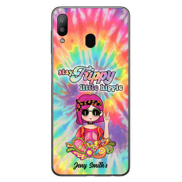 Personalized Hippie Phone Case - Stay Trippy Little Hippie - Case Phone For iPhone And Samsung