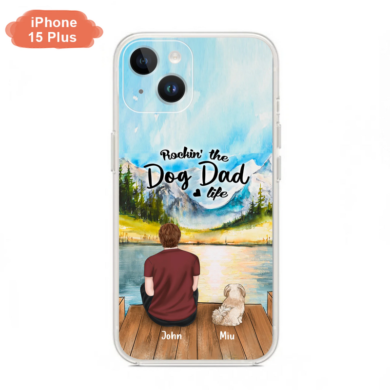 Personalized Pet Mom/Dad Phone Case - Chubby or Slim with up to 7 Pets