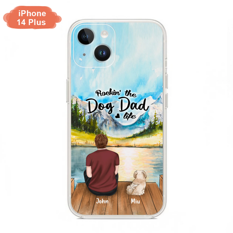 Personalized Pet Mom/Dad Phone Case - Chubby or Slim with up to 7 Pets