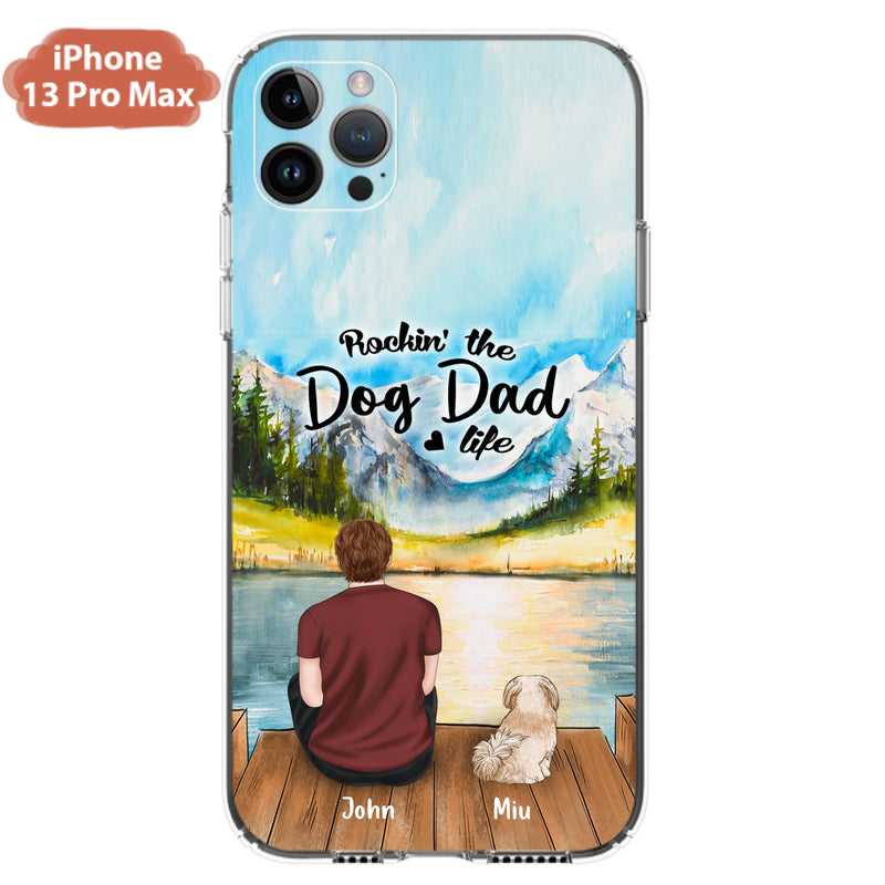 Personalized Pet Mom/Dad Phone Case - Chubby or Slim with up to 7 Pets