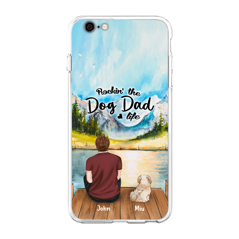 Personalized Pet Mom/Dad Phone Case - Chubby or Slim with up to 7 Pets