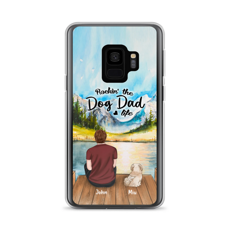 Personalized Pet Mom/Dad Phone Case - Chubby or Slim with up to 7 Pets