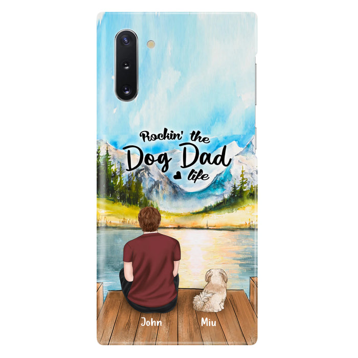Personalized Pet Mom/Dad Phone Case - Chubby or Slim with up to 7 Pets