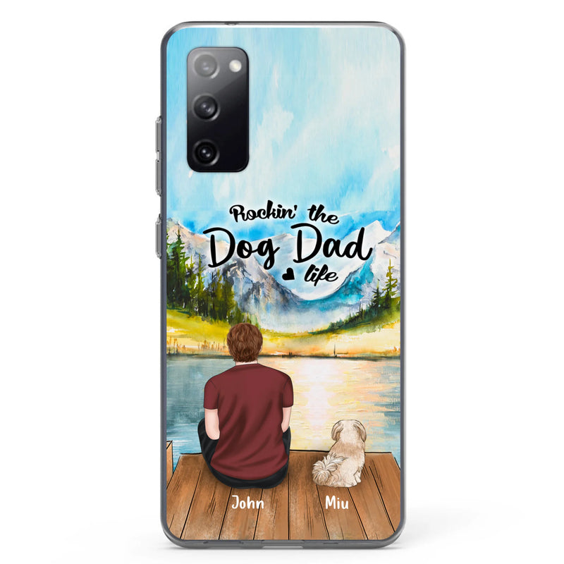 Personalized Pet Mom/Dad Phone Case - Chubby or Slim with up to 7 Pets