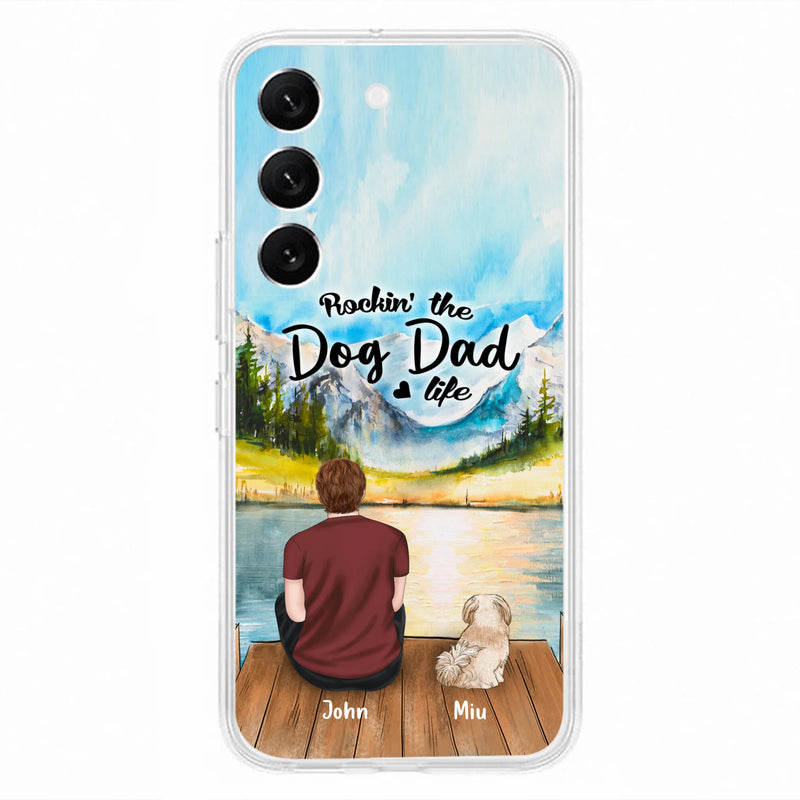 Personalized Pet Mom/Dad Phone Case - Chubby or Slim with up to 7 Pets