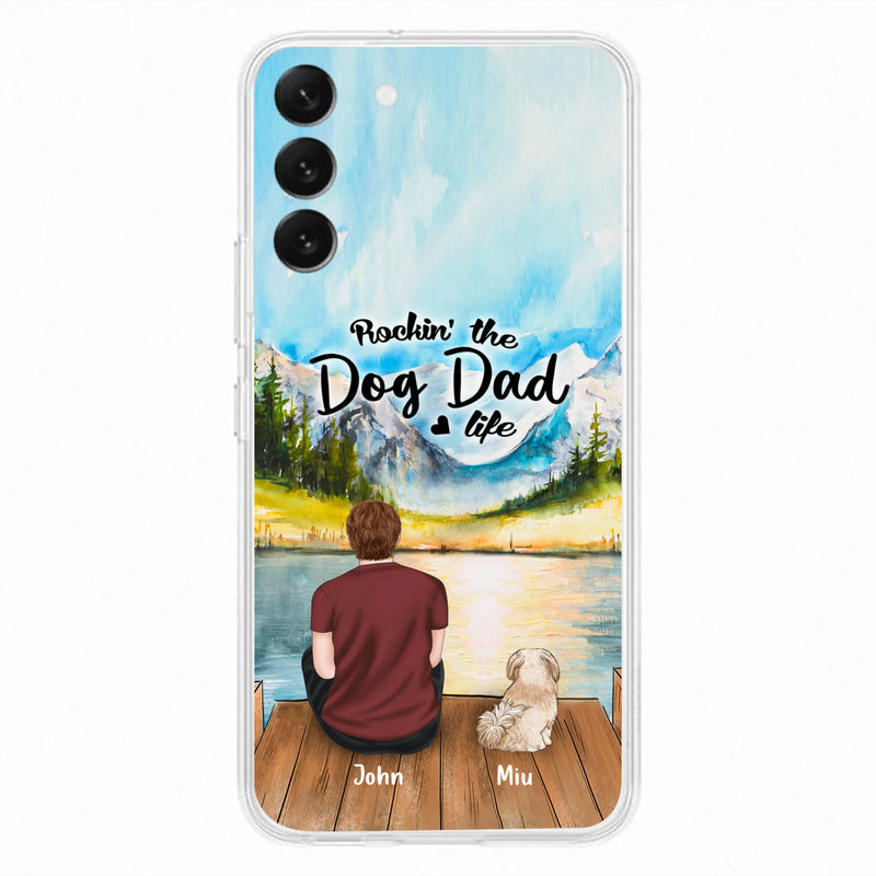 Personalized Pet Mom/Dad Phone Case - Chubby or Slim with up to 7 Pets