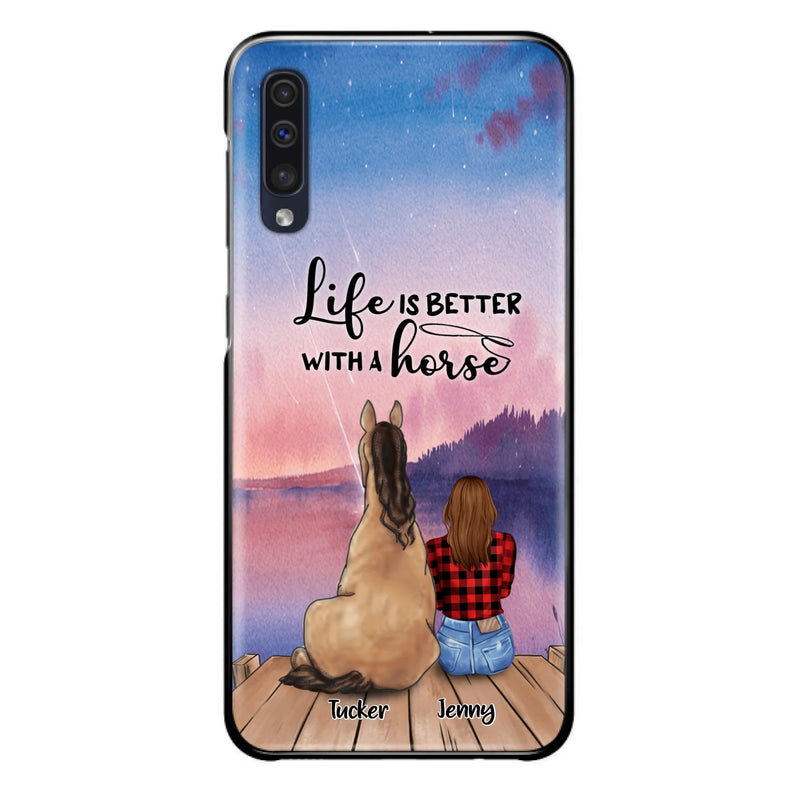 Personalized Horse/Dog Mom Phone Case - Upto 2 Horses and 3 Dogs - 9AGKN2