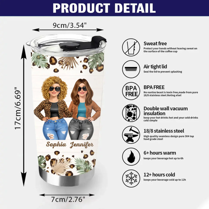 Personalized To My Badass Daughter Tumbler – Inspirational Gift from Mom – Daughter Gift for Birthday, Graduation - You're Awesome