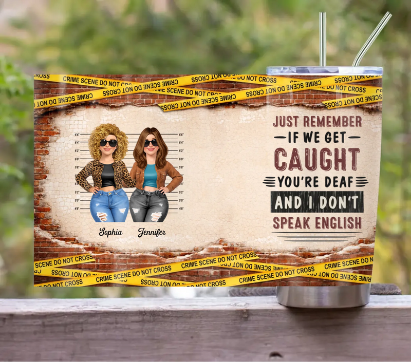 Personalized Funny Mom & Daughter Tumbler - Sarcastic Quote Gift for Mom, Best Friends Mother’s Day Gift