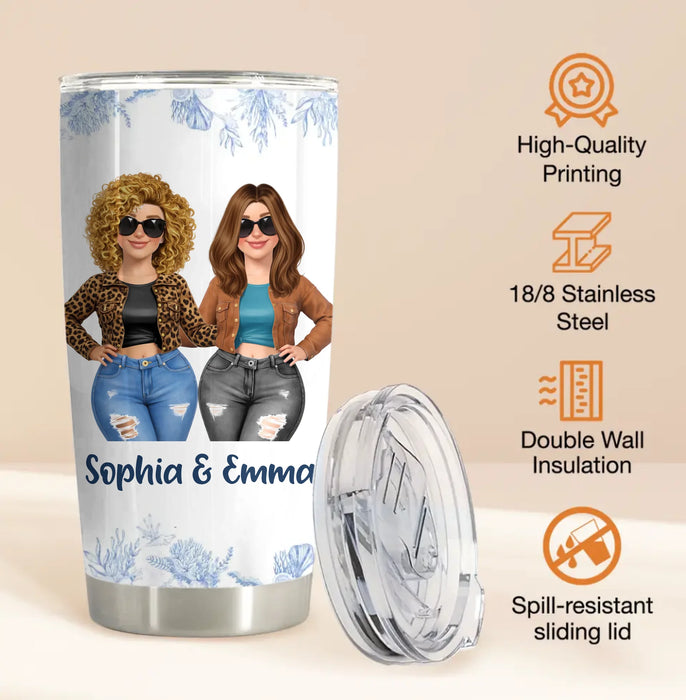 Personalized Mom and Daughter Tumbler - Mother's Day Gift Idea - Mother & Daughter A Bond That Can't Be Broken