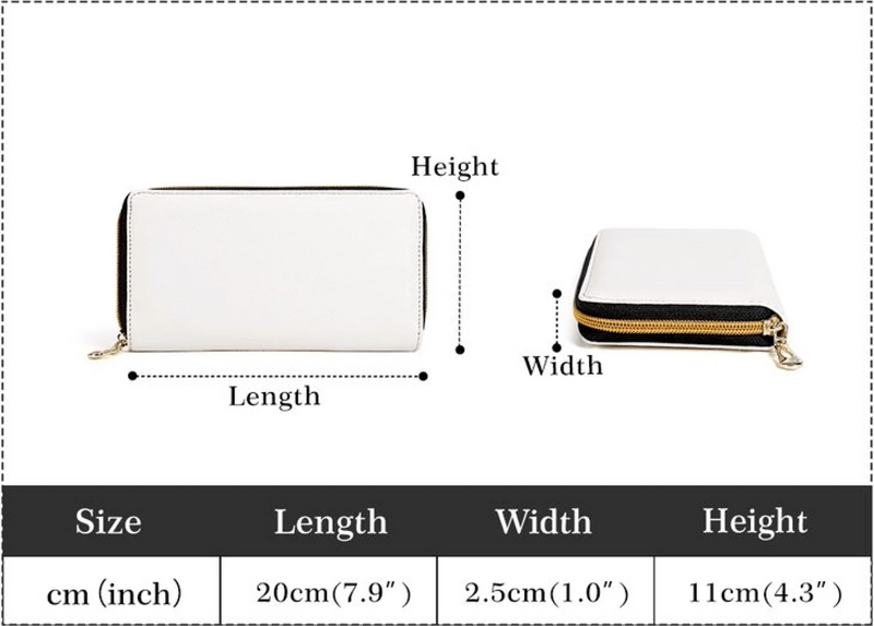 Personalized Grandma Long Wallet - Mother's Gift Idea with up to 9 Kids - Blessed To Be Called Grandmy
