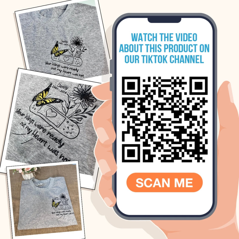 Personalized Pet Memorial Embroidered Shirt - Custom Dog Bone Paw Print T-Shirt/ Sweatshirt/ Hoodie - Pet Loss Remembrance Gift
