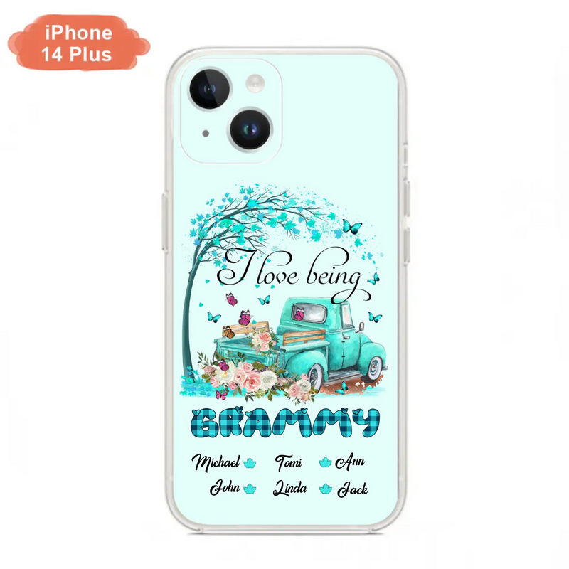Custom Personalized Phone Case - I Love Being Grandma - R5OIKQ