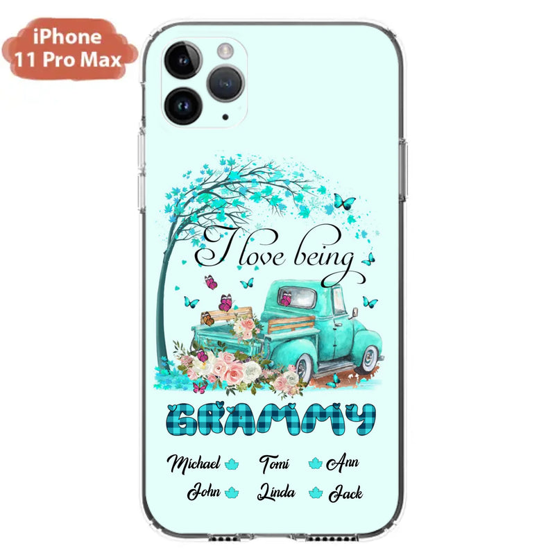 Custom Personalized Phone Case - I Love Being Grandma - R5OIKQ