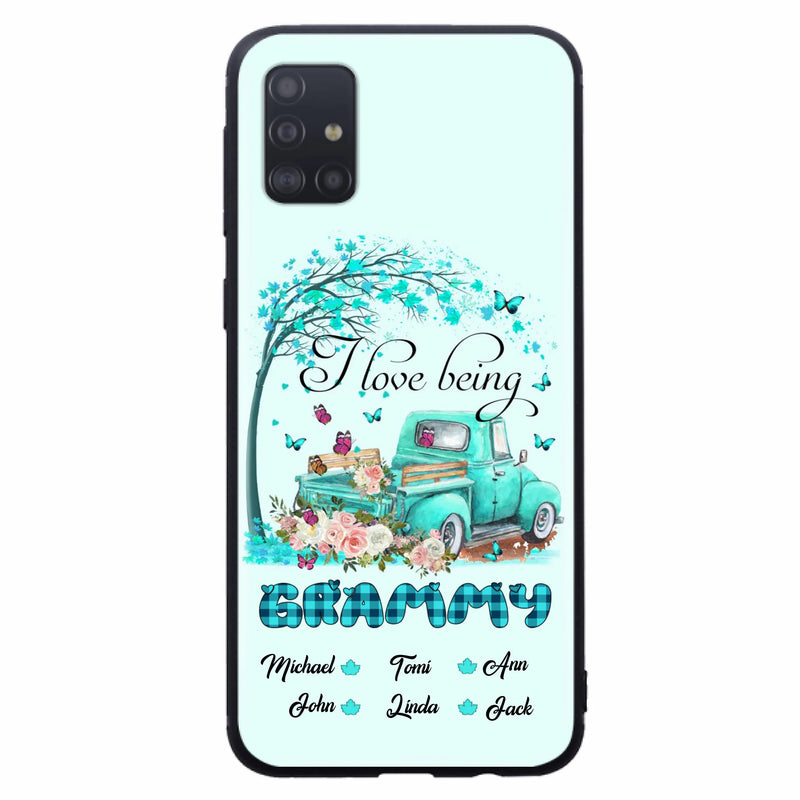 Custom Personalized Phone Case - I Love Being Grandma - R5OIKQ