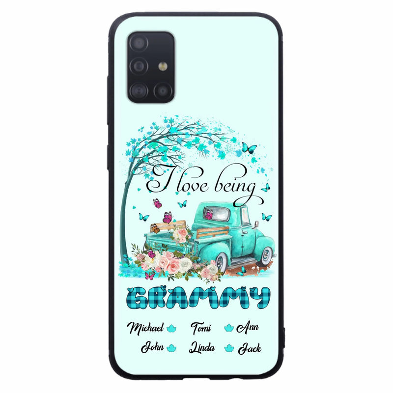 Custom Personalized Phone Case - I Love Being Grandma - R5OIKQ