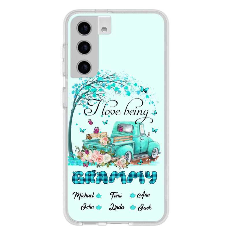 Custom Personalized Phone Case - I Love Being Grandma - R5OIKQ