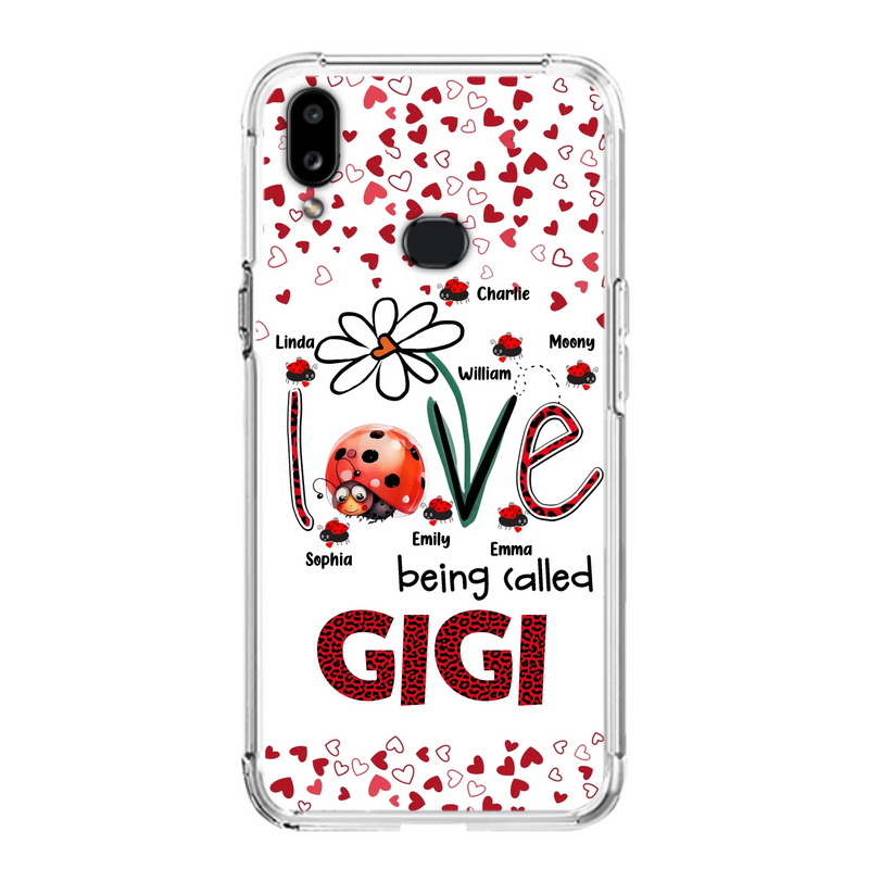 Custom Personalized Grandma Phone Case - Gift Idea For Grandma - Upto 7 Kids - Love Being Called Gigi - Cases For iPhone/Samsung