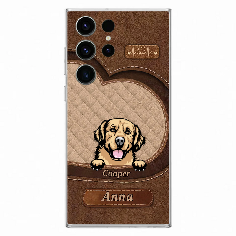 Custom Personalized Dog Phone Case - Gift Idea For Dog Lovers - Case For iPhone And Samsung