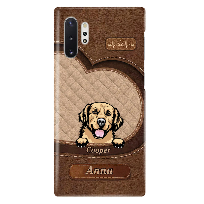 Custom Personalized Dog Phone Case - Gift Idea For Dog Lovers - Case For iPhone And Samsung