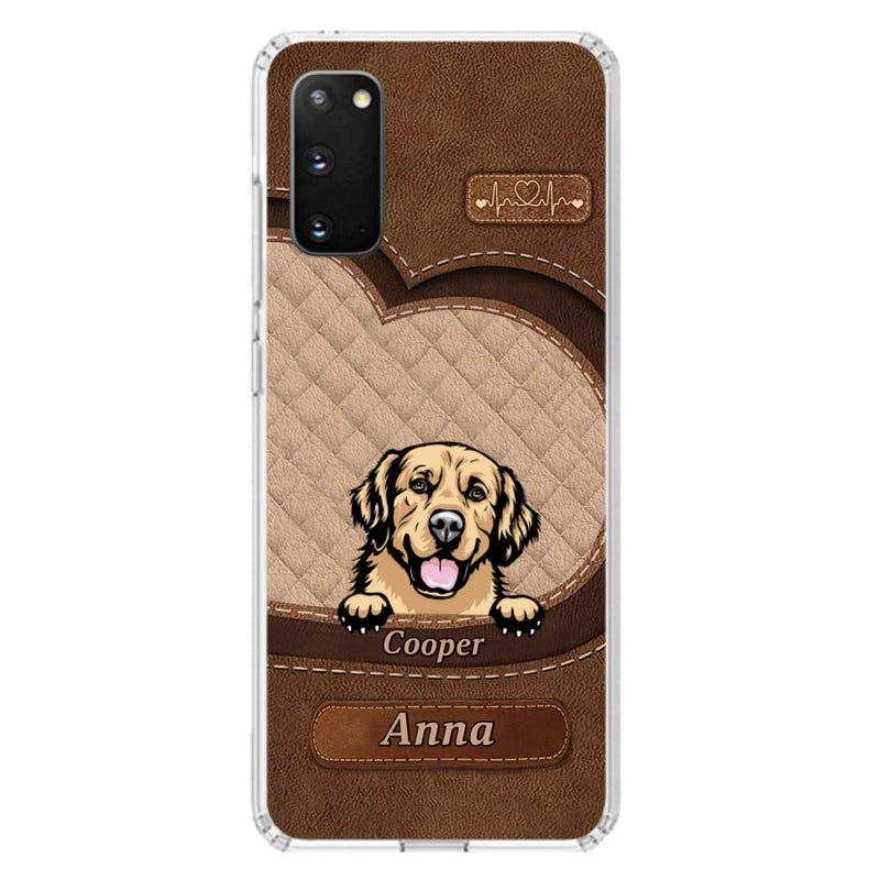 Custom Personalized Dog Phone Case - Gift Idea For Dog Lovers - Case For iPhone And Samsung