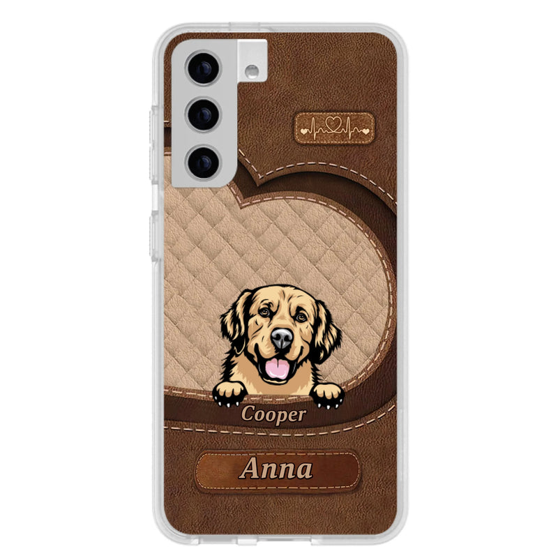 Custom Personalized Dog Phone Case - Gift Idea For Dog Lovers - Case For iPhone And Samsung