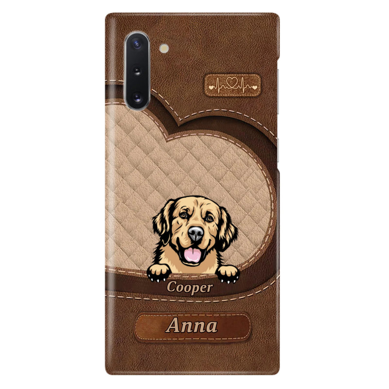 Custom Personalized Dog Phone Case - Gift Idea For Dog Lovers - Case For iPhone And Samsung