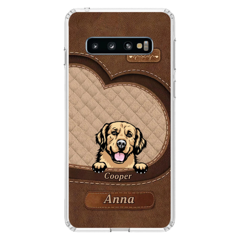 Custom Personalized Dog Phone Case - Gift Idea For Dog Lovers - Case For iPhone And Samsung